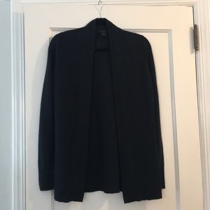 Lightweight Ann Taylor Ribbed Open Front Sweater